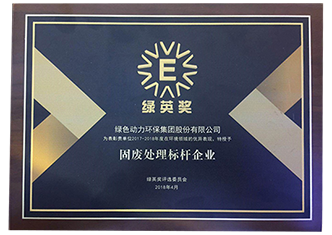 绿英奖-固废处置惩罚标杆企业